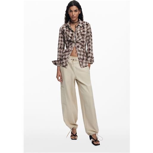 Desigual pantaloni jogger in twill