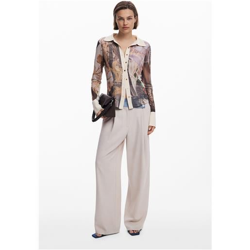 Desigual pantalone lungo ibrido