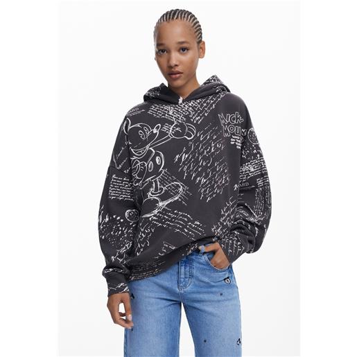 Desigual felpa con lettering mickey