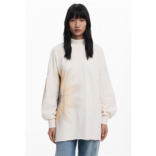 Desigual felpa lunga fluida margherita