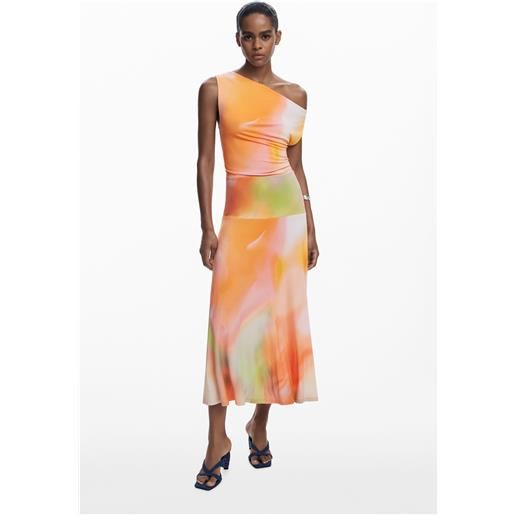 Desigual abito lungo asimmetrico