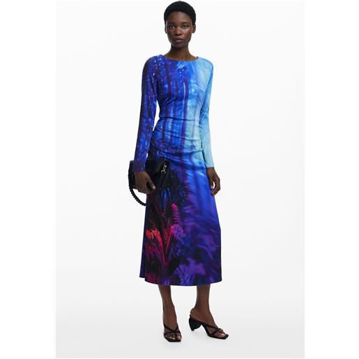 Desigual abito asimmetrico paesaggio