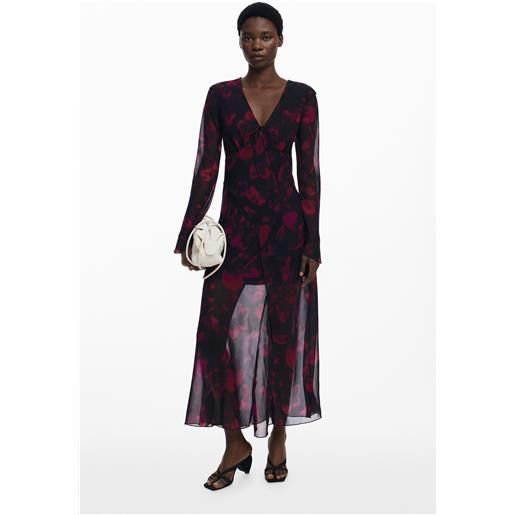 Desigual abito lungo fluido a fiori