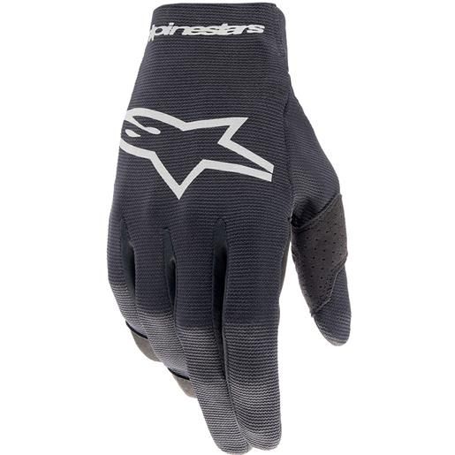 Alpinestars guanti da motocross Alpinestars radar kids nero-argento, m