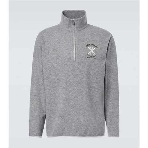 Brunello Cucinelli felpa in misto cashmere e cotone