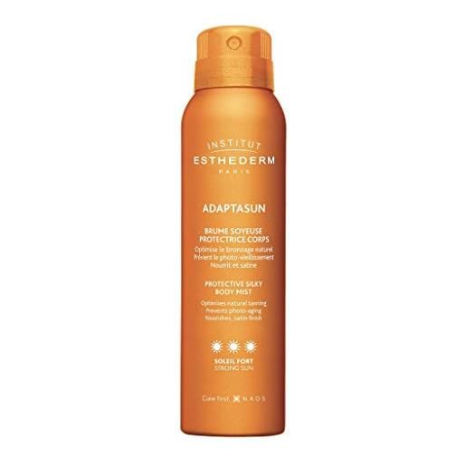 INSTITUT ESTHEDERM PARIS institut esthederm - adaptasun - brume solare corpo vellutata - ottimizza l'abbronzatura naturale - sublima e protegge - sole forte - spray 150 ml