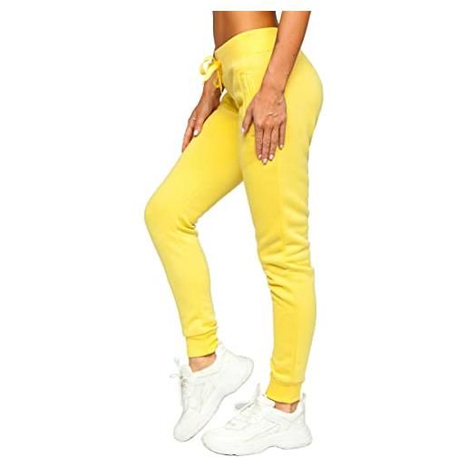 BOLF donna pantaloni sportivi della tuta da allenamento atletici gli sport da calcio fitness pareggiatore da jogging slim fit street style ck-01 rosso xl [f6f]