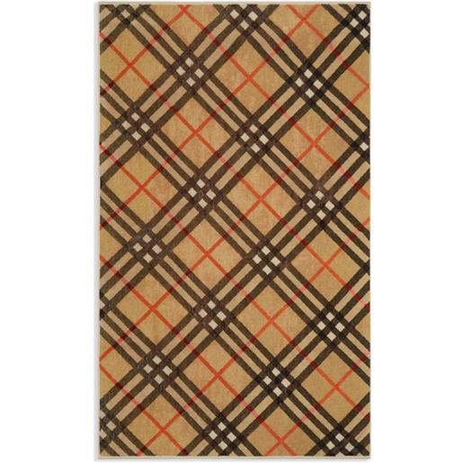 Burberry asciugamano a quadri in cotone - toni neutri