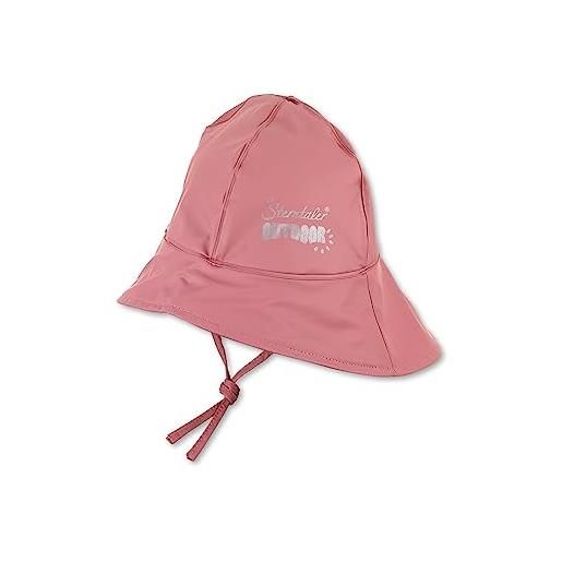 Sterntaler cappello antipioggia tinta unita impermeabile, colore: rosa, xxs bambini e ragazzi