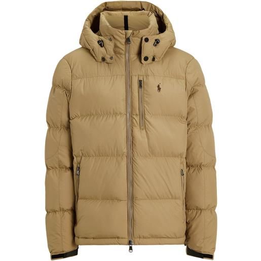 Polo Ralph Lauren piumino con cappuccio - marrone