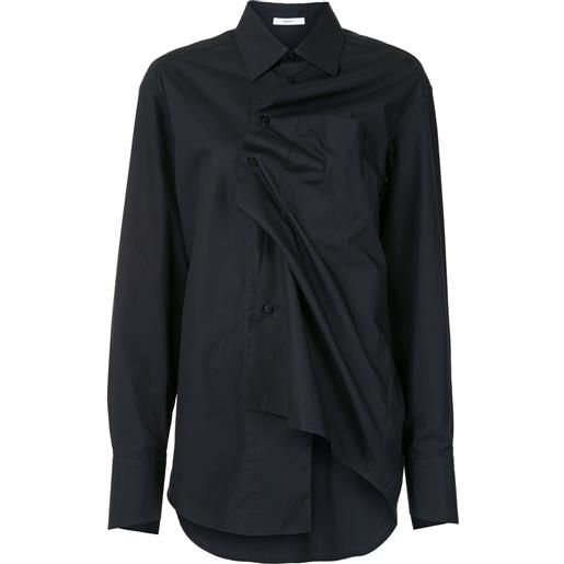 Aganovich camicia lunga - nero
