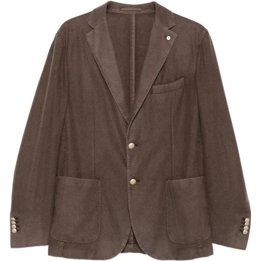 L.B.M. 1911 blazer con tasche applicate - marrone