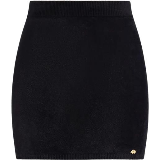 AMIRI minigonna in maglia - nero