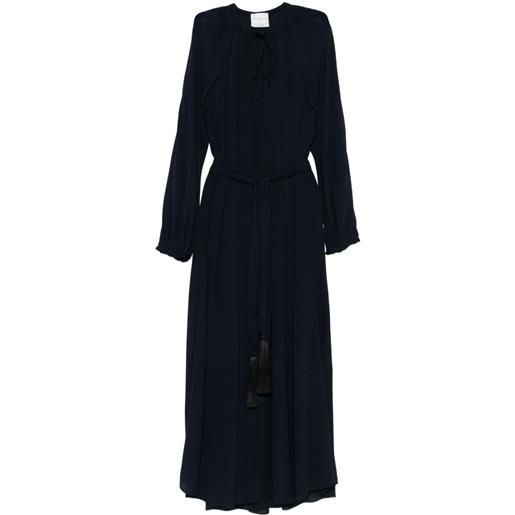 Forte Forte abito lungo con decorazione - blu