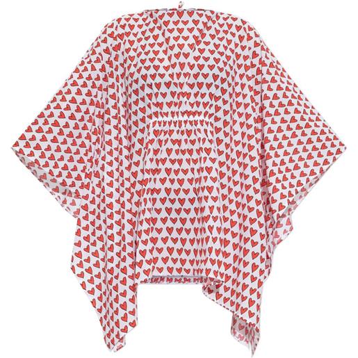 Moschino copricostume con stampa - bianco