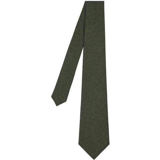 Paul Smith cravatta con effetto fiammato - verde