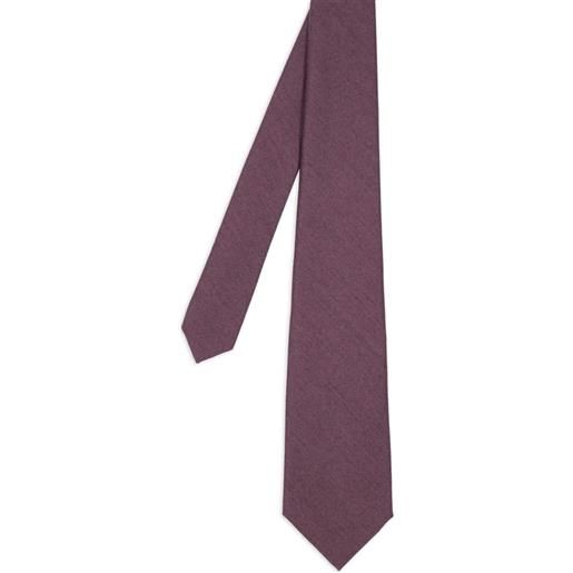 Paul Smith cravatta con effetto fiammato - viola