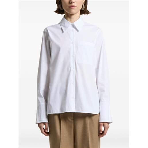 Peserico camicia con taschino - bianco