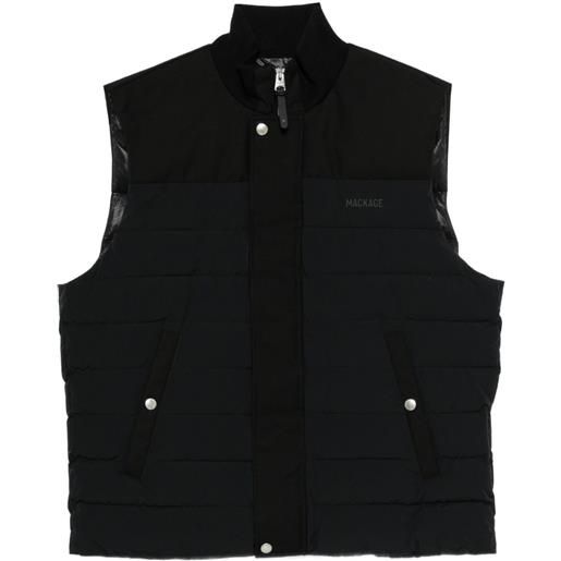 Mackage gilet trapuntato smanicato - nero