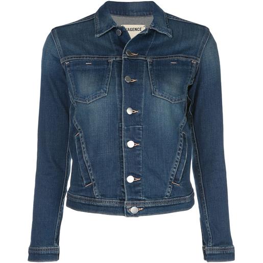 L'Agence giacca janelle aderente - blu