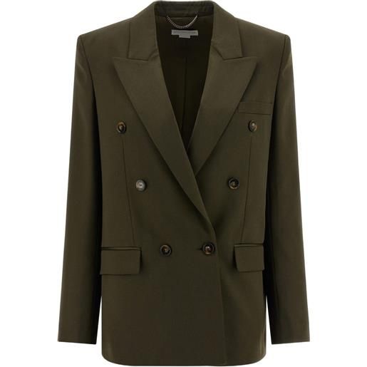 Stella McCartney blazer doppiopetto - verde