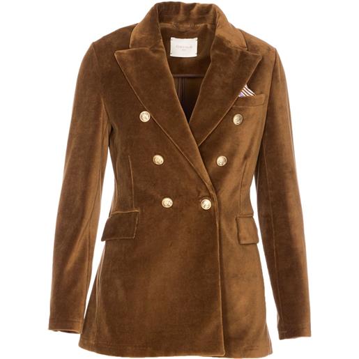 Circolo 1901 blazer doppiopetto - marrone