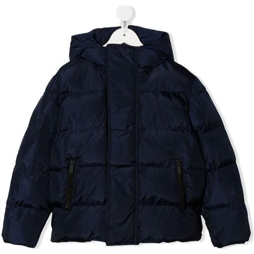 DSQUARED2 KIDS piumino con cappuccio - blu