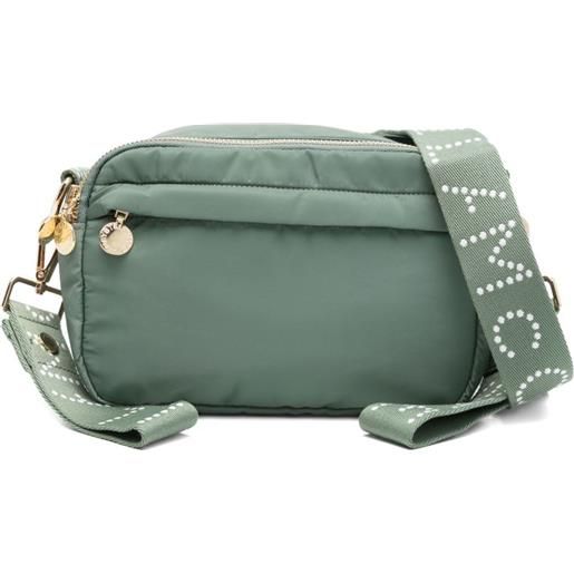 Stella McCartney Kids borsa a tracolla trapuntata - verde