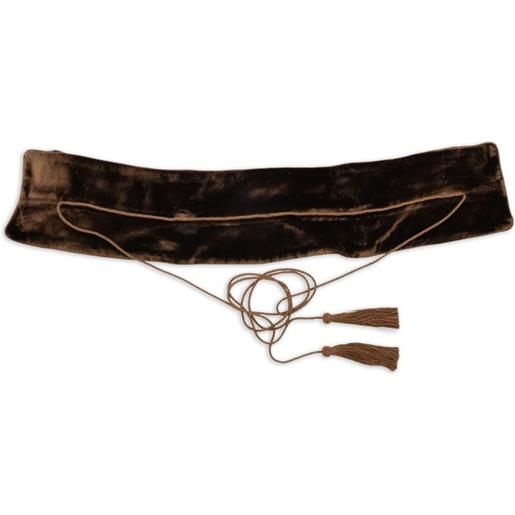 Roberto Cavalli cintura con nappa - 1660 brown