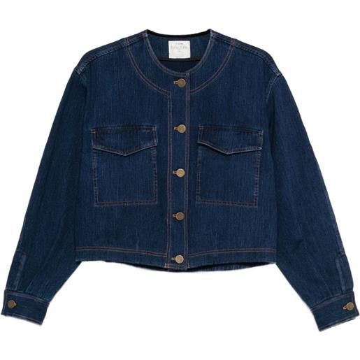 Forte Forte giacca con tasche - blu