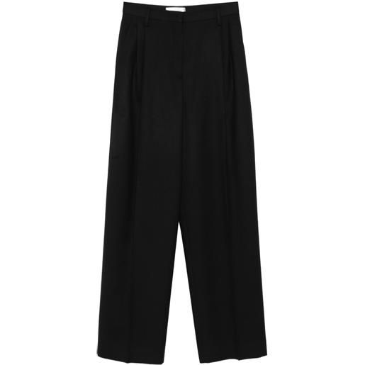 Christian Wijnants pantaloni con pieghe frontali - nero