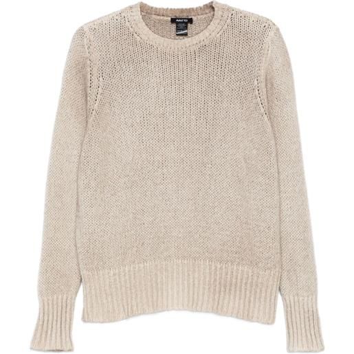 Avant Toi maglione girocollo - toni neutri