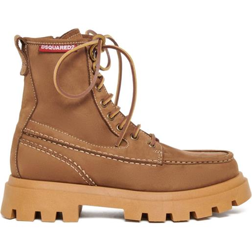 DSQUARED2 KIDS stivali chunky - marrone