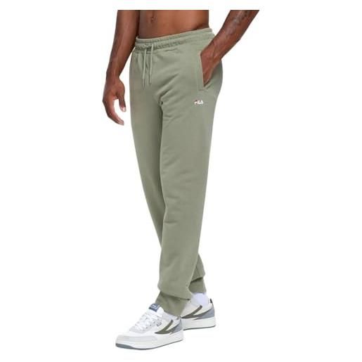 Fila braives pantaloni eleganti da uomo, verde olio, s