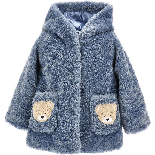 Monnalisa cappotto con tasche orsetto