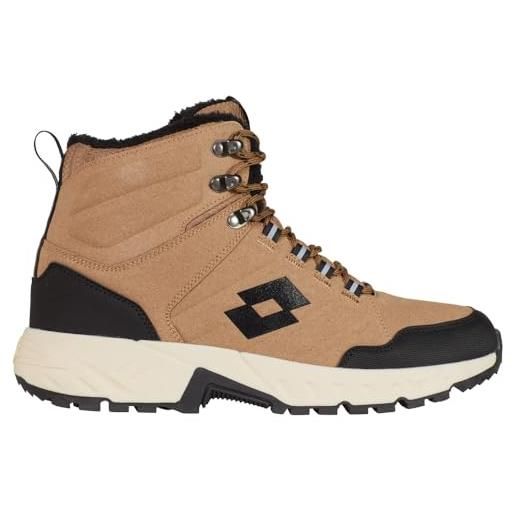 Lotto ketcham fur xl men, stivali a metà polpaccio uomo, marrone e nero, 49 eu