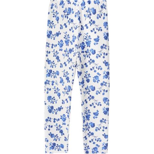Monnalisa leggings con stampa floreale