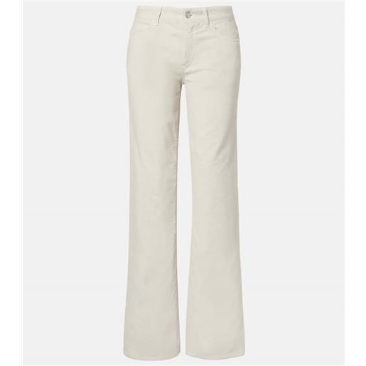 The Row pantaloni regular carlyl in velluto a coste