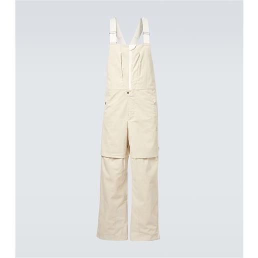 Brunello Cucinelli salopette da sci in velluto a coste