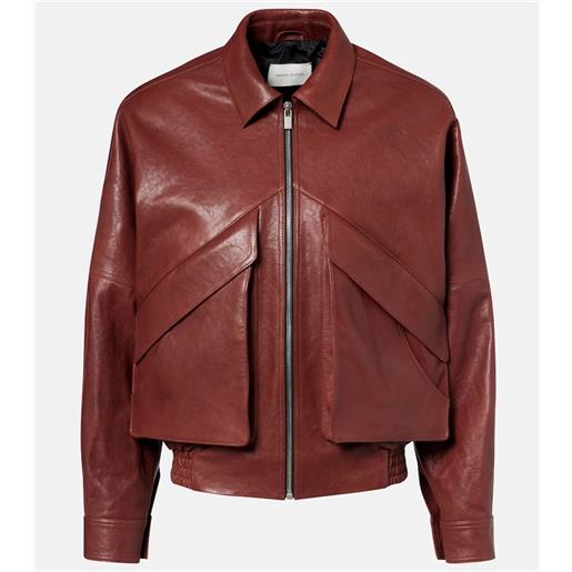 Magda Butrym bomber in pelle