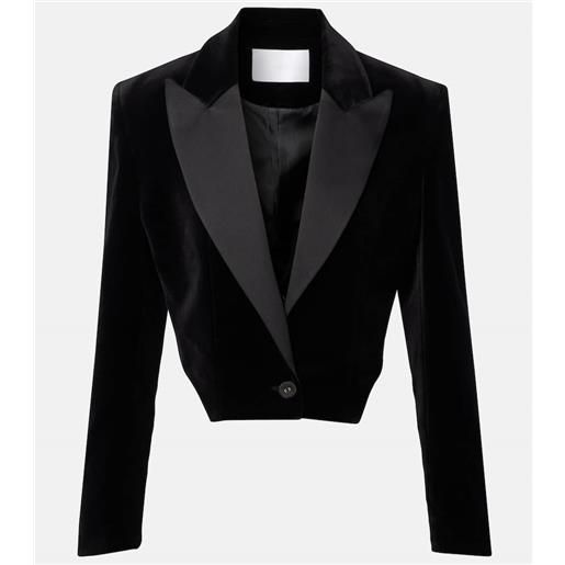 Costarellos blazer in velluto di cotone