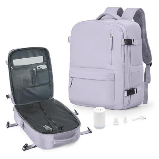 Zaino Cabina 45x36x20cm Per EasyJet E Wizzair - Bagaglio A Mano Con Porta PC 15.6"