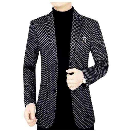 Camicia da uomo con glitter a maniche lunghe con paillette, costume da carnevale, a maniche lunghe, con stampa 3D, casual, slim fit, bottoni, per feste di carnevale, discoteca, feste a tema, Celeste