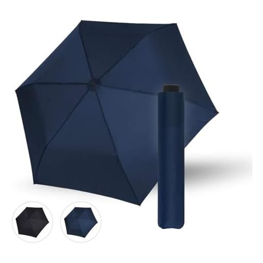Doppler ombrello zero large | tascabile ultraleggero, con borsa portaombrelli, compatto e leggero, a prova di tempesta