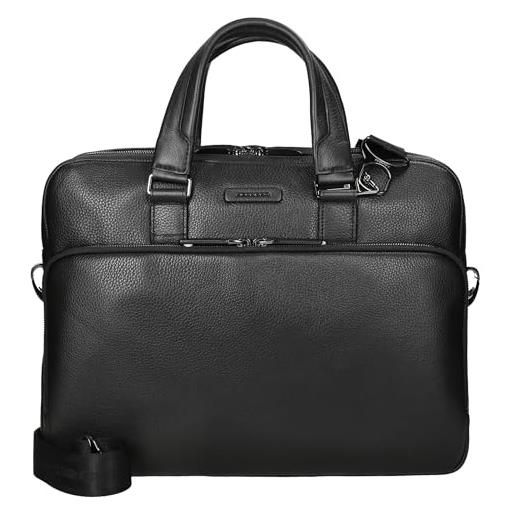 PIQUADRO modus cartella due manici due comparti in pelle porta pc 15.6 a due scomparti