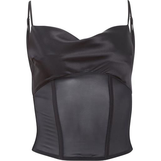 Fleur Du Mal corsetto nora - nero