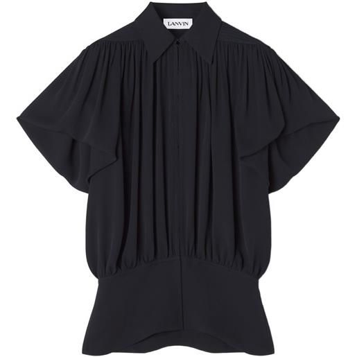 Lanvin top a maniche corte - nero