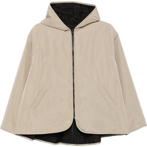 cape concept giacca con zip - toni neutri