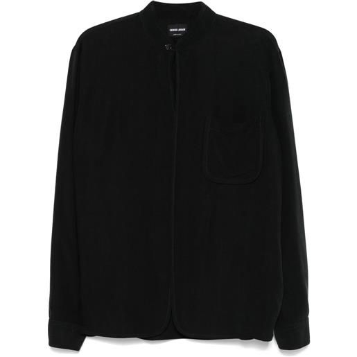 Giorgio Armani camicia in cotone - nero