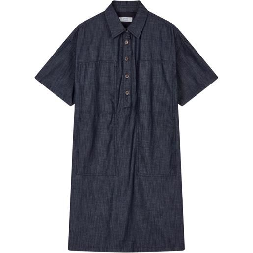 TOMBOY abito midi con tasche applicate - blu